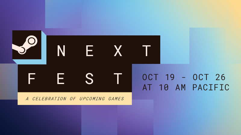 Arte oficial do Steam Next Fest