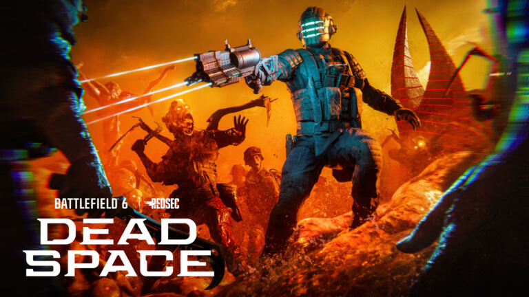 Soldado com traje de Dead Space enfrenta necromorfos no evento de Battlefield 6