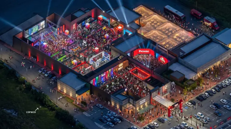 Arena gamer da Pichau Arena 2026 em Joinville