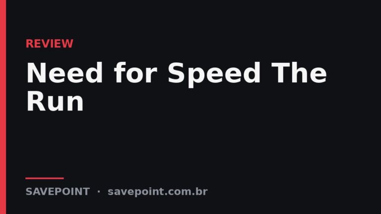Need for Speed The Run – Review SavePoint