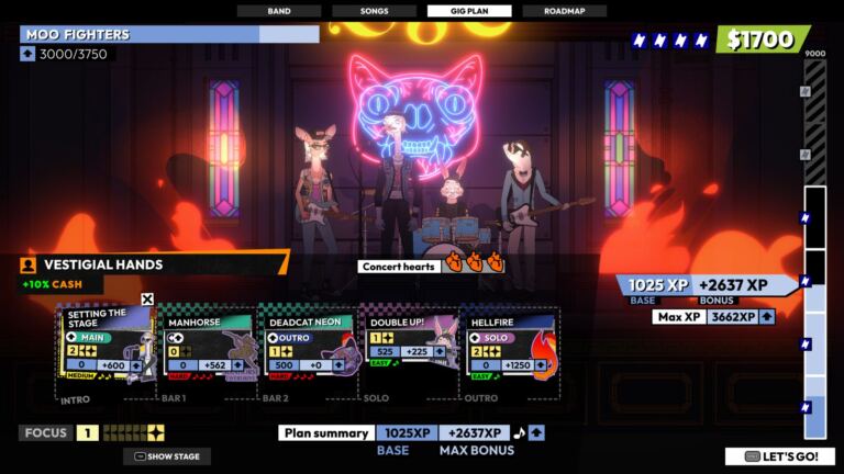 ROCKBEASTS, RPG de gestão de banda de rock